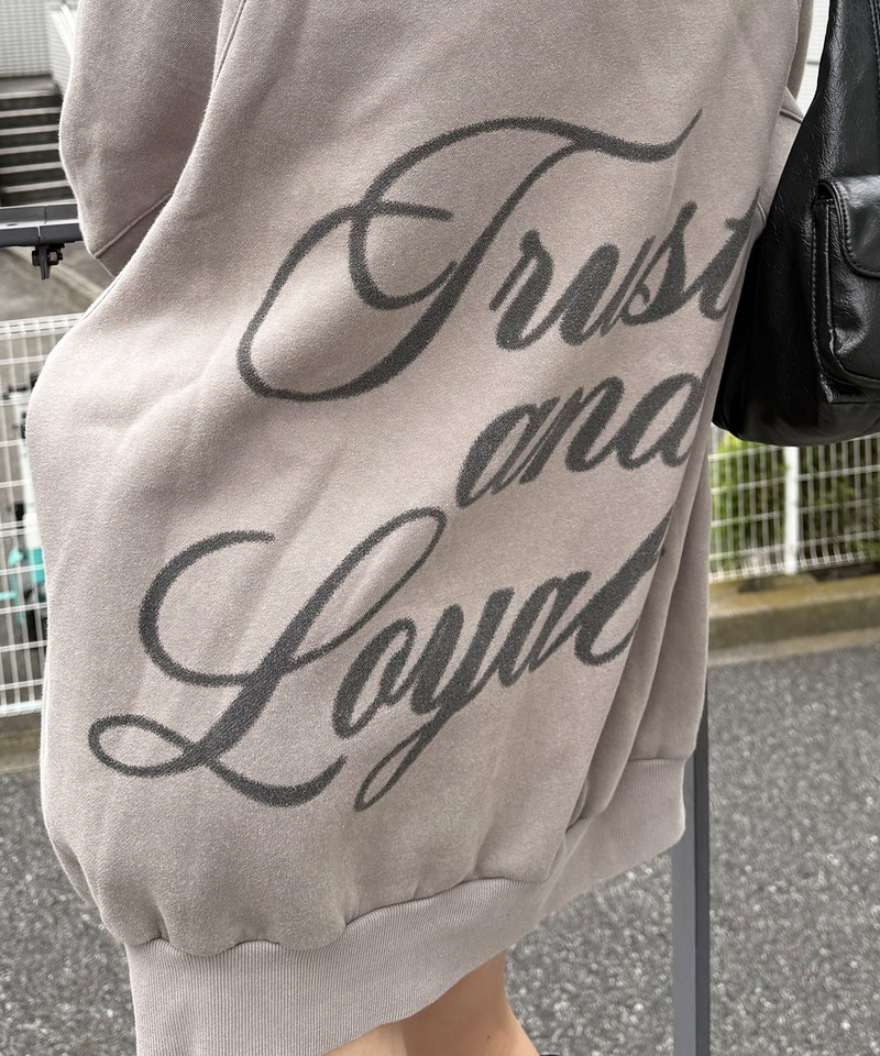 ピグメントドルマンパーカーワンピース 詳細画像 グレー 4