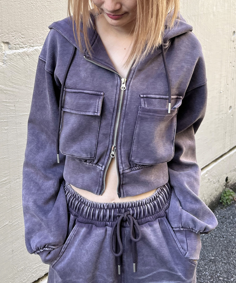 フロストバイオ加工パーカー 詳細画像 パープル 3