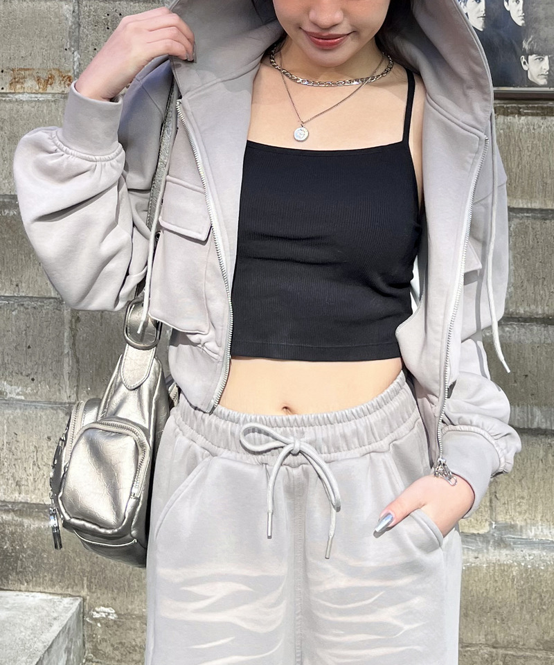 フロストバイオ加工パーカー 詳細画像 グレー 4