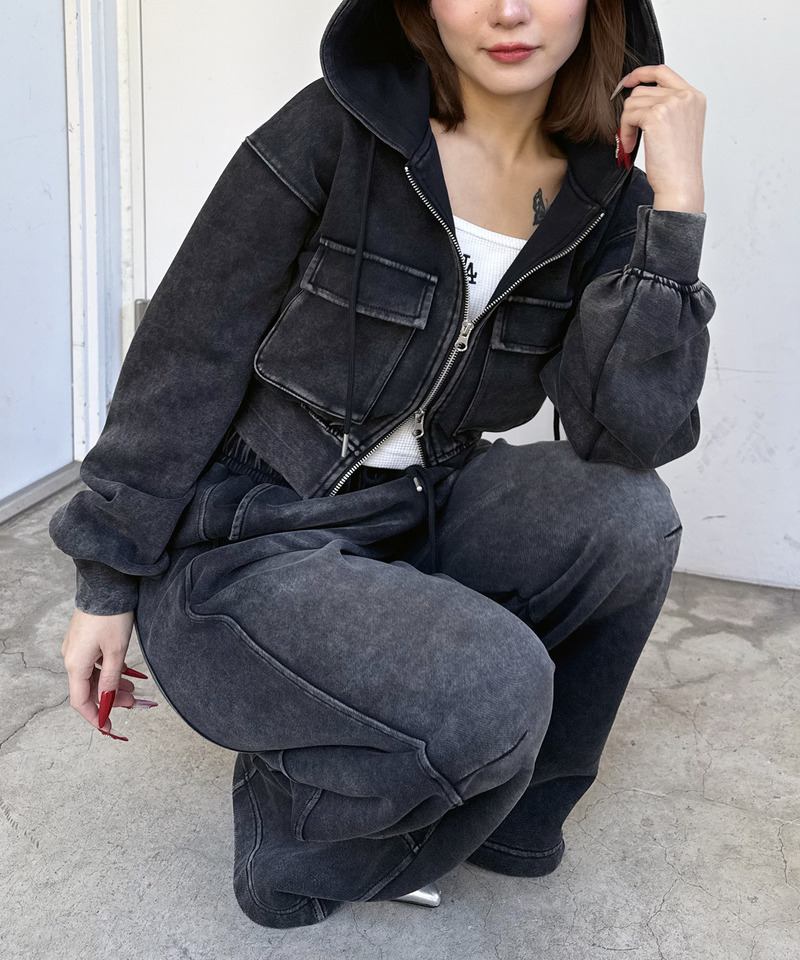 フロストバイオ加工パーカー 詳細画像 ブラック 6