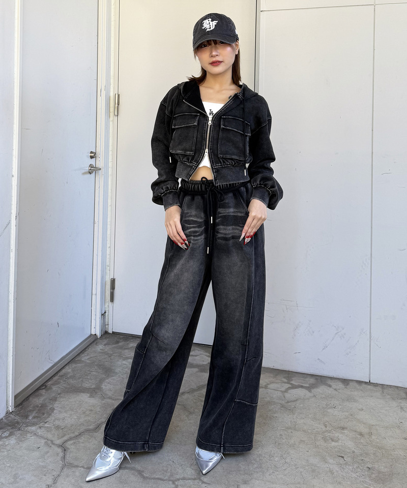 フロストバイオ加工パンツ 詳細画像 ブラック 6