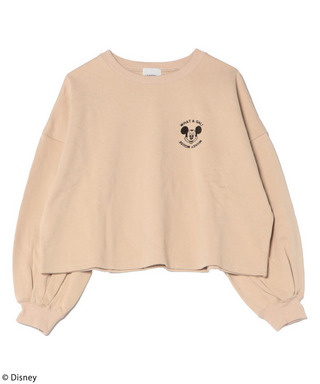 【Disney/ディズニー/ミッキーマウス】裏毛トップス