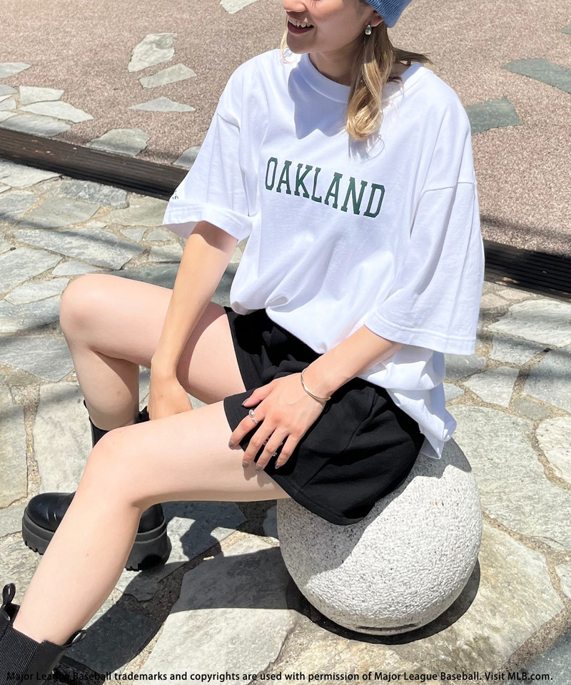 【MLB】ロゴプリントTシャツ 詳細画像 グリーン系 11