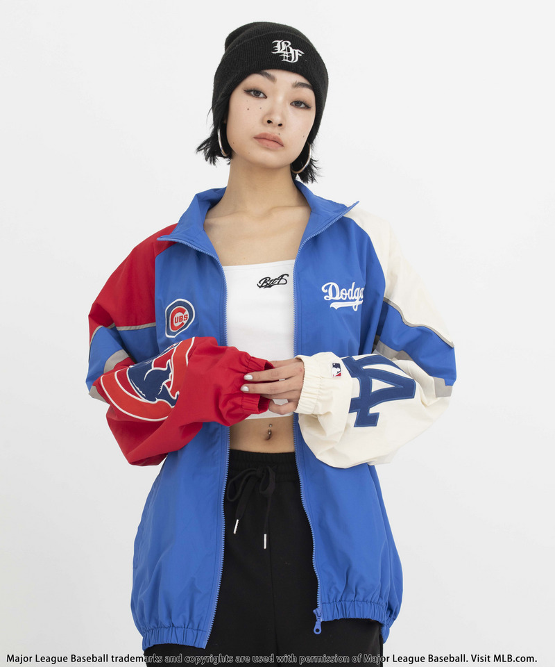 【MLB】TOKYO SERIES 2025 配色ナイロンジャケット 詳細画像 ブルー 3