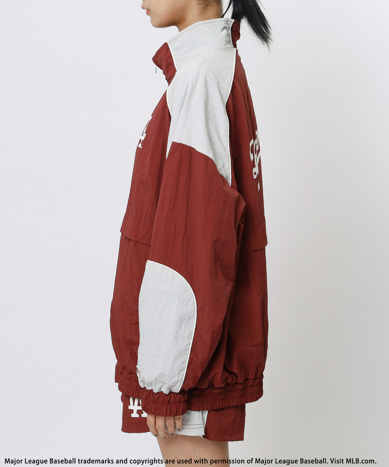 【MLB】ナイロントラックセットアップ 詳細画像 レッド 6