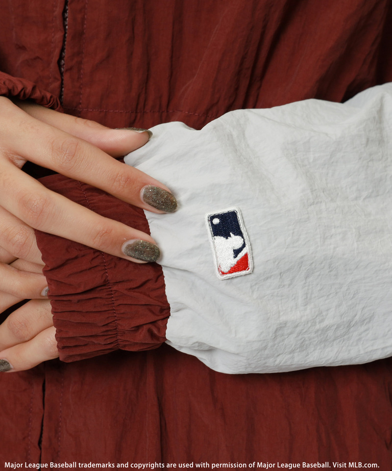 【MLB】ナイロントラックセットアップ 詳細画像 レッド 9