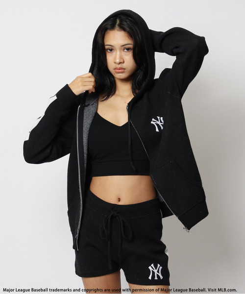 【MLB】刺しゅうロゴニットセットアップ 詳細画像