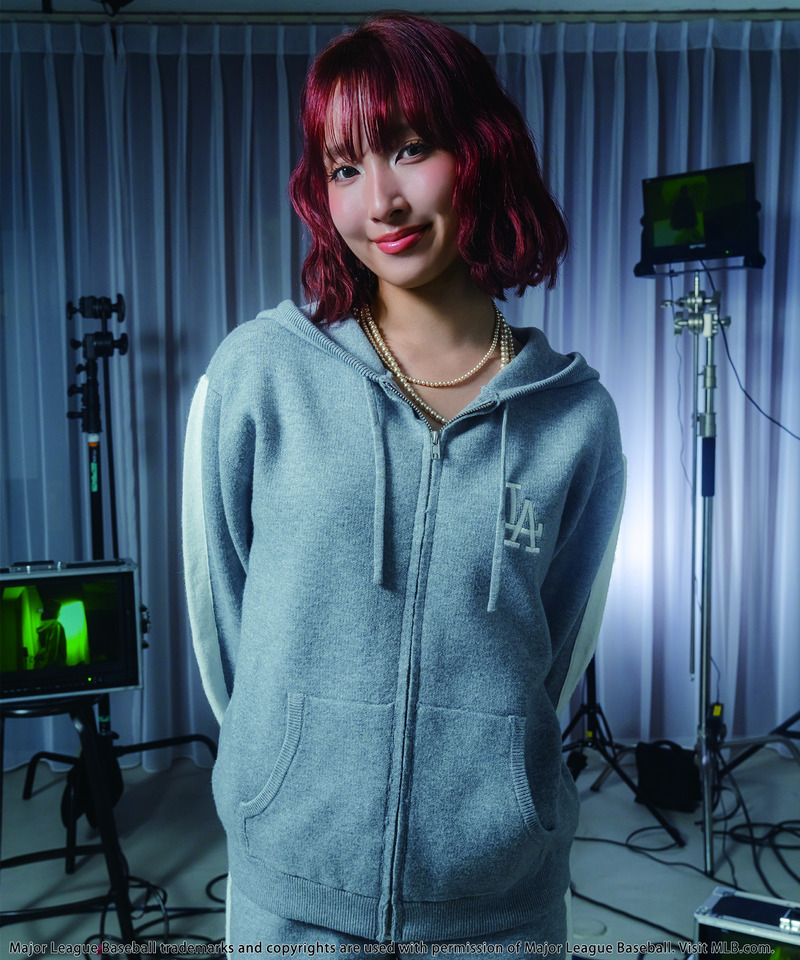 【MLB】刺しゅうロゴニットセットアップ 詳細画像 グレー 7