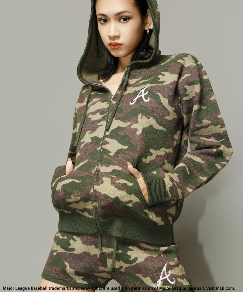 【MLB】刺しゅうロゴニットセットアップ 詳細画像 カーキ系 3