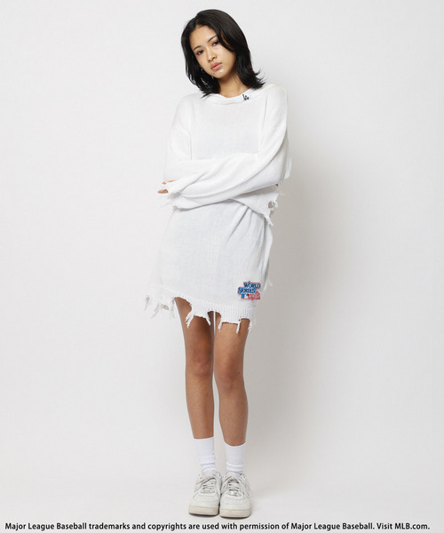 【MLB】クラッシュニットワンピース 詳細画像