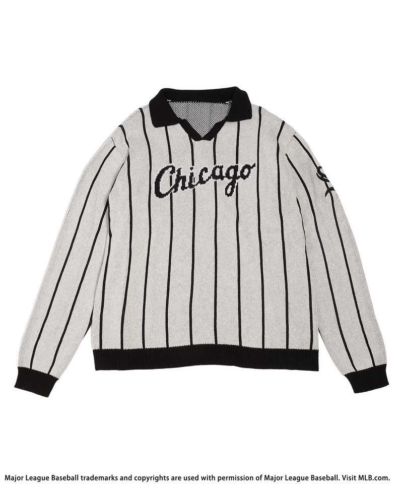 【MLB】ユニフォーム風オーバーニット 詳細画像 ホワイト系 9