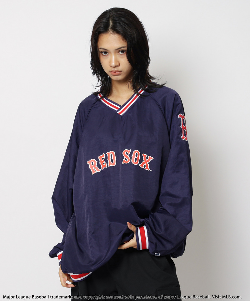 【MLB】刺しゅうロゴナイロンプルオーバー 詳細画像 ネイビー 9