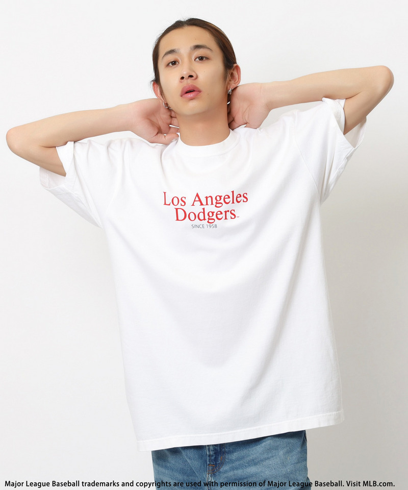 【MLB】フロッキープリントTシャツ 詳細画像 ホワイト 7