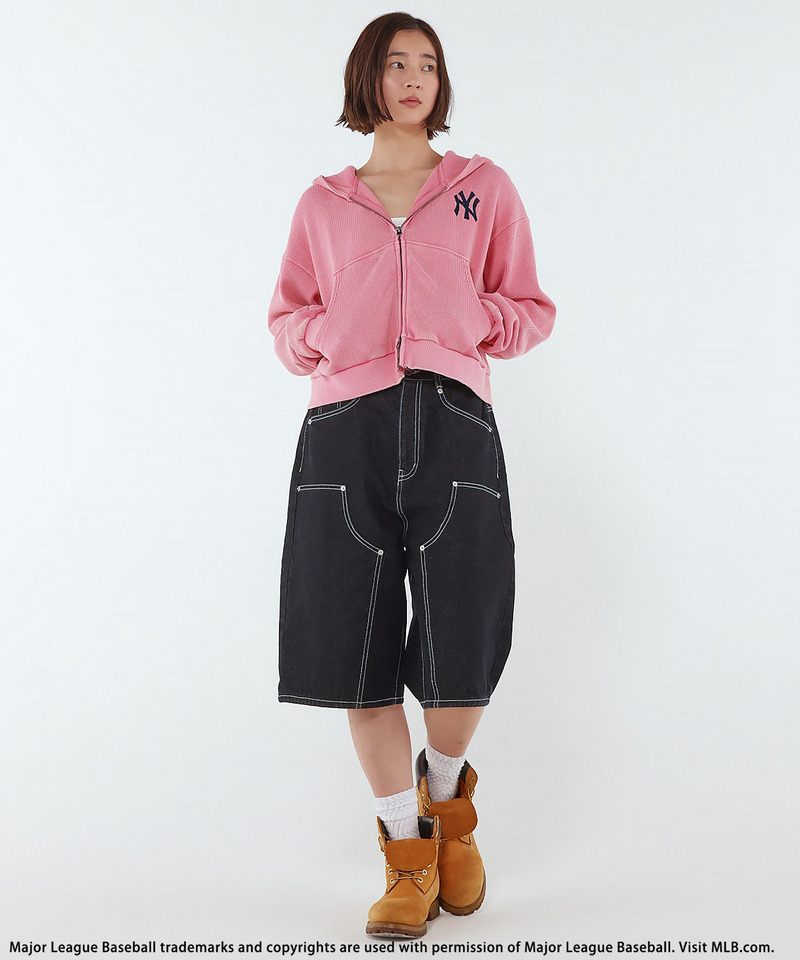 【MLB】Thermal Zip Hoodie 詳細画像 ピンク 1