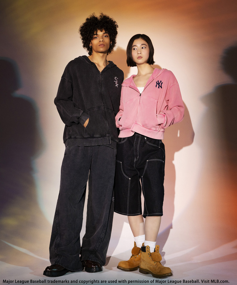 【MLB】Thermal Zip Hoodie 詳細画像 ピンク 7