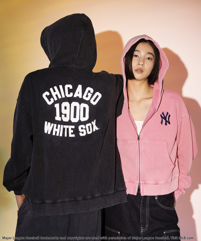 【MLB】Thermal Zip Hoodie 詳細画像 ピンク 9
