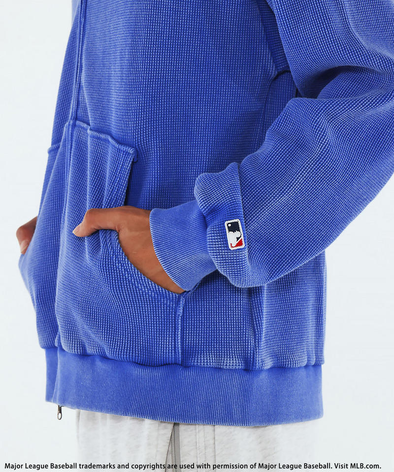 【MLB】Thermal Zip Hoodie 詳細画像 ブルー 10