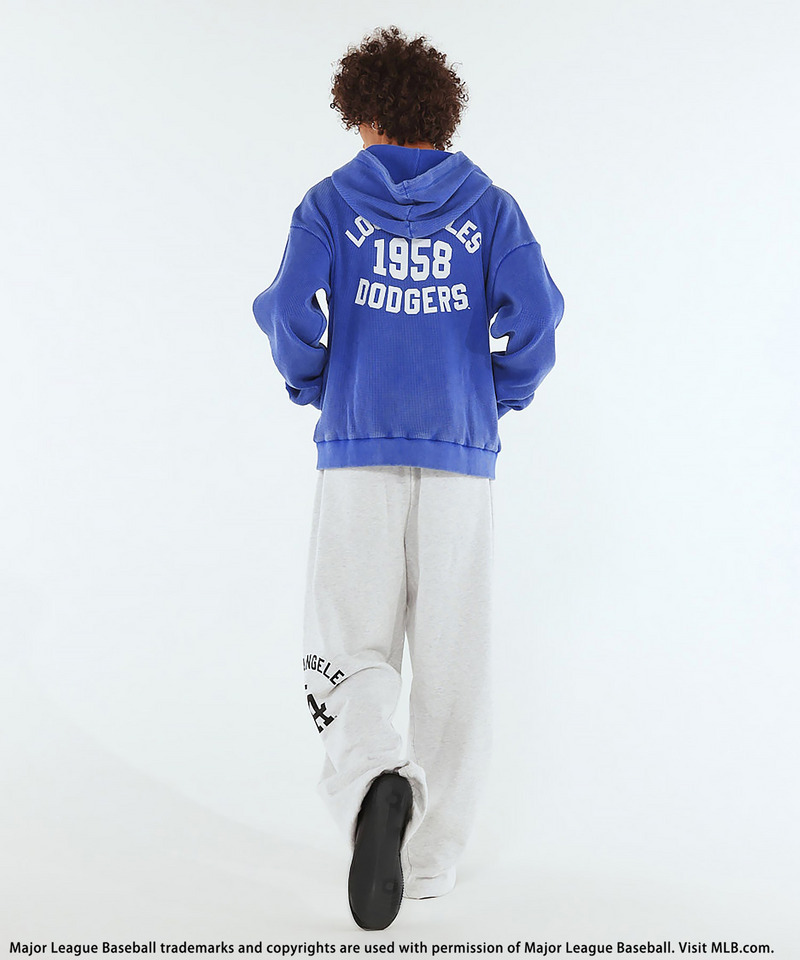 【MLB】Thermal Zip Hoodie 詳細画像 ブルー 3