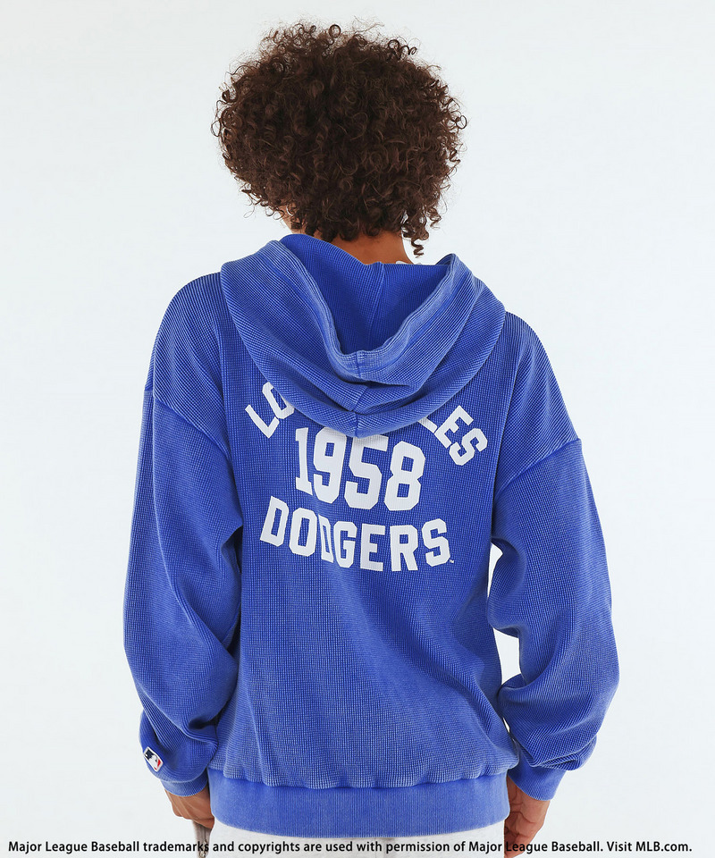 【MLB】Thermal Zip Hoodie 詳細画像 ブルー 6