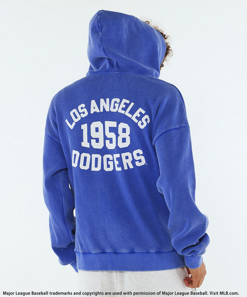 【MLB】Thermal Zip Hoodie 詳細画像 ブルー 8