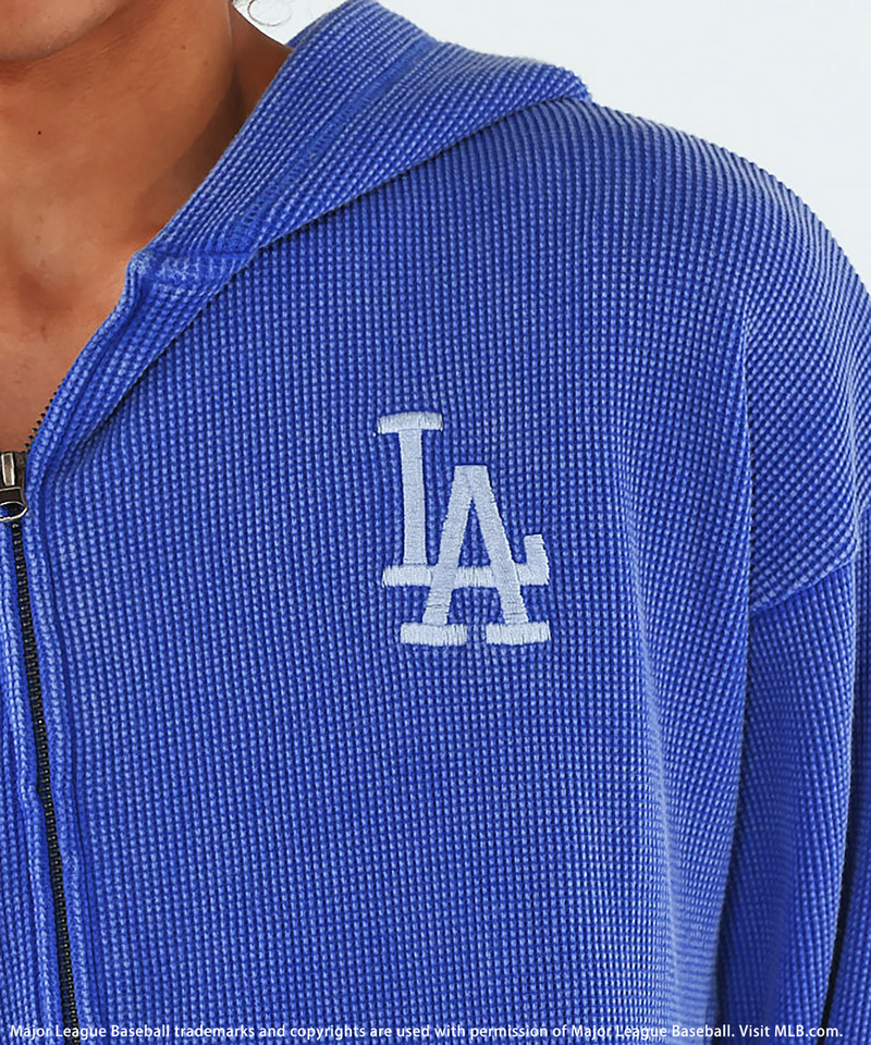 【MLB】Thermal Zip Hoodie 詳細画像 ブルー 9