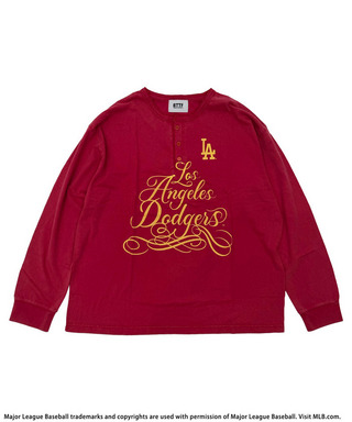 【MLB】Henley Long Sleeve Tee