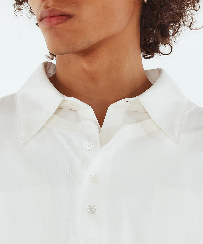 【MLB】Henley Long Sleeve Tee 詳細画像 ホワイト 8