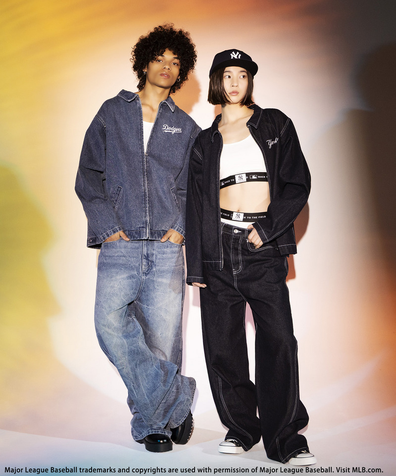 【MLB】Baggy Denim 詳細画像 デニムブルー 10