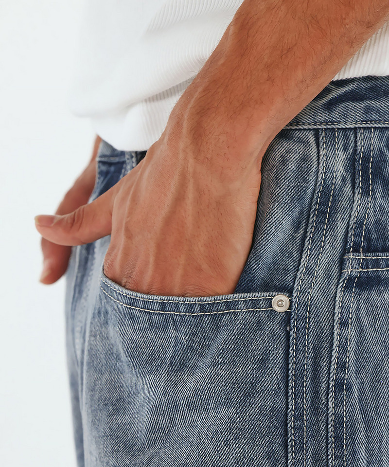 【MLB】Baggy Denim 詳細画像 デニムブルー 7