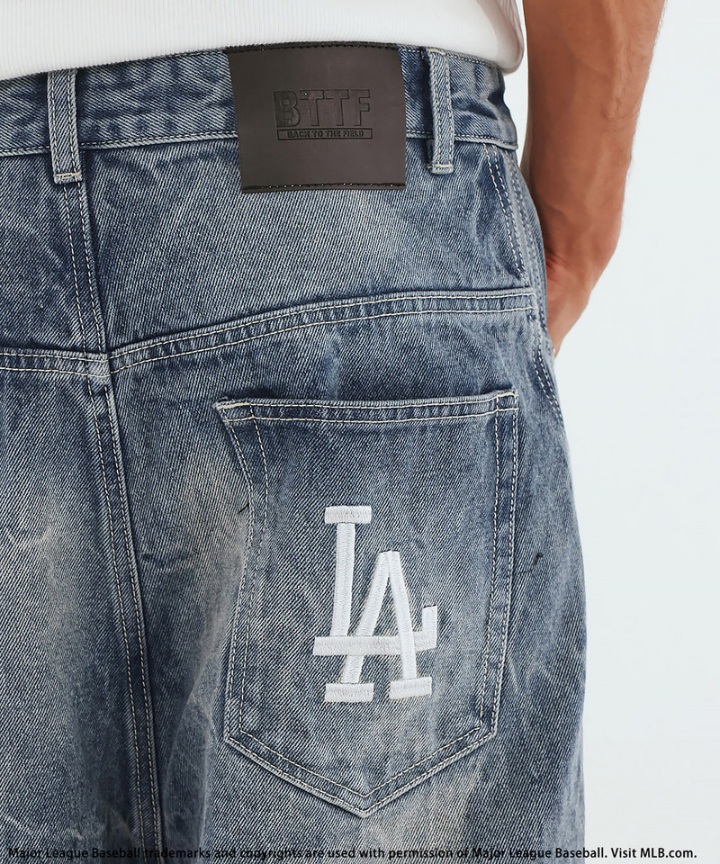 【MLB】Baggy Denim 詳細画像 デニムブルー 8