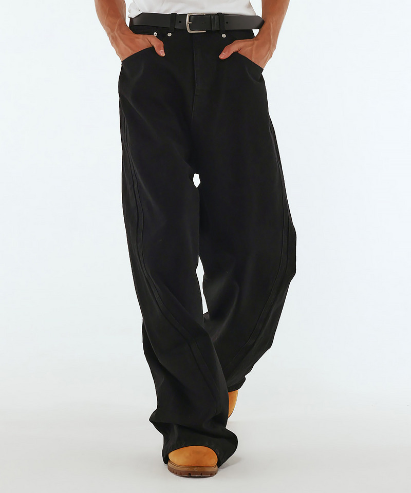 【MLB】Baggy Denim 詳細画像 ブラックデニム 4