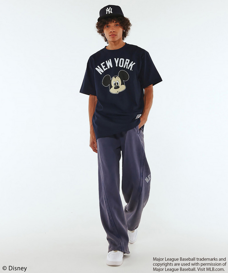 【MLB】Paneled sweatpants 詳細画像 ネイビー 4
