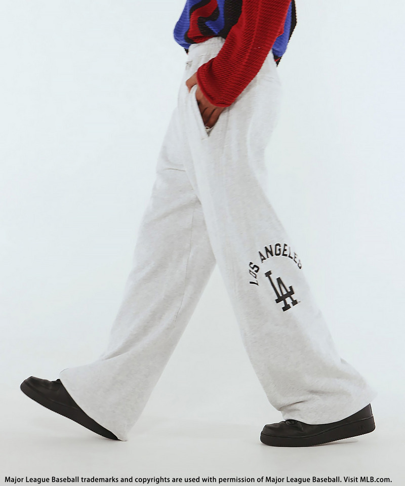 【MLB】Paneled sweatpants 詳細画像 グレー 2