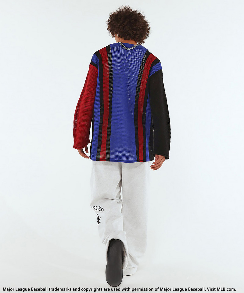 【MLB】Paneled sweatpants 詳細画像 グレー 6