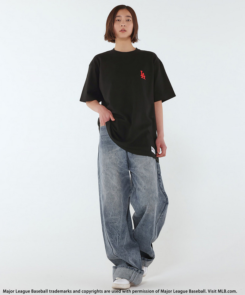 【MLB】Puff Printing Tee 詳細画像 ブラック 4