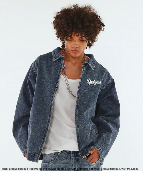【MLB】Utility Denim Jacket 詳細画像