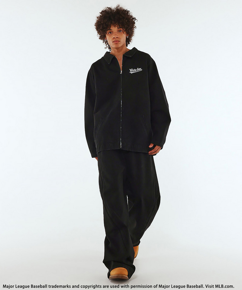 【MLB】Utility Denim Jacket 詳細画像 ブラックデニム 4