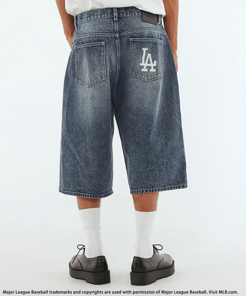 【MLB】Baggy Jean Shorts 詳細画像