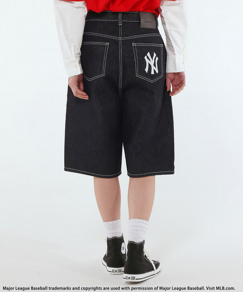 【MLB】Baggy Jean Shorts 詳細画像