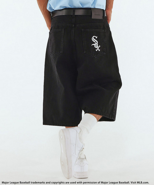 【MLB】Baggy Jean Shorts 詳細画像