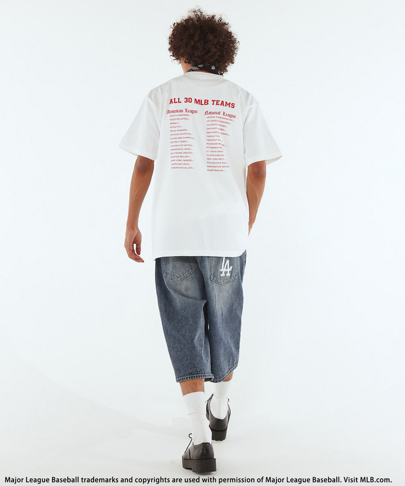 【MLB】Baggy Jean Shorts 詳細画像 デニムブルー 6