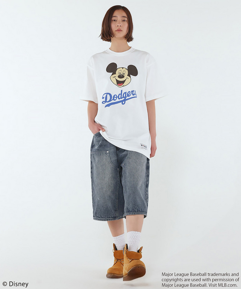 【MLB】Baggy Jean Shorts 詳細画像 デニムブルー 9