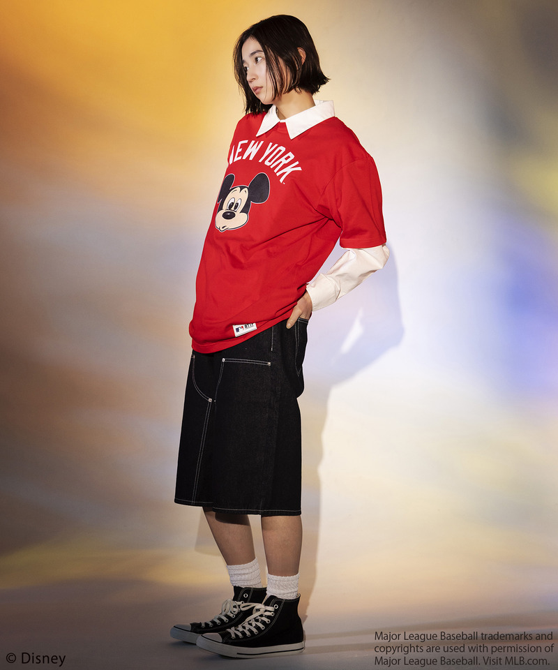 【MLB】Baggy Jean Shorts 詳細画像 インディゴ 9