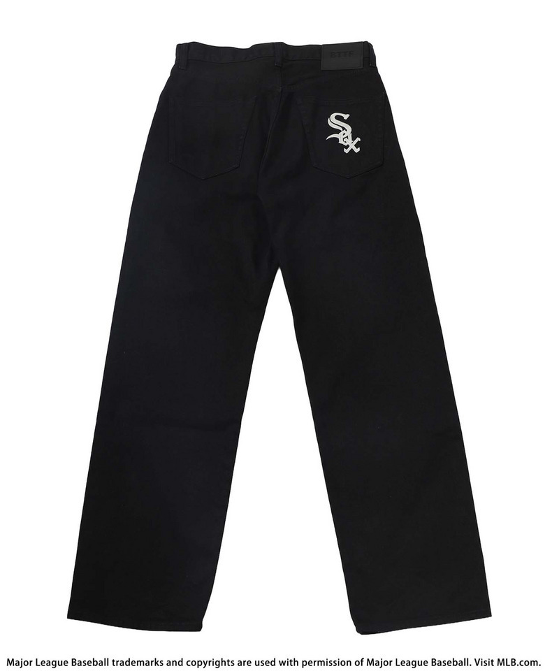 【MLB】Loose Fit Jeans 詳細画像 ブラックデニム 1