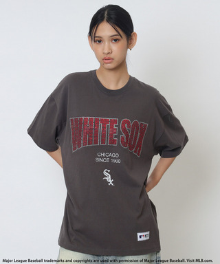 【MLB】Rhinestone-Embellished Tee