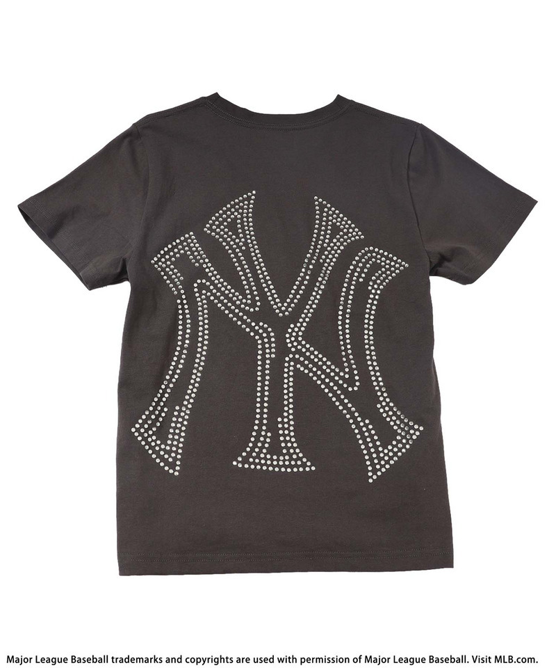 【MLB】Rhinestone-Embellished Tee 詳細画像 ブラック系 3