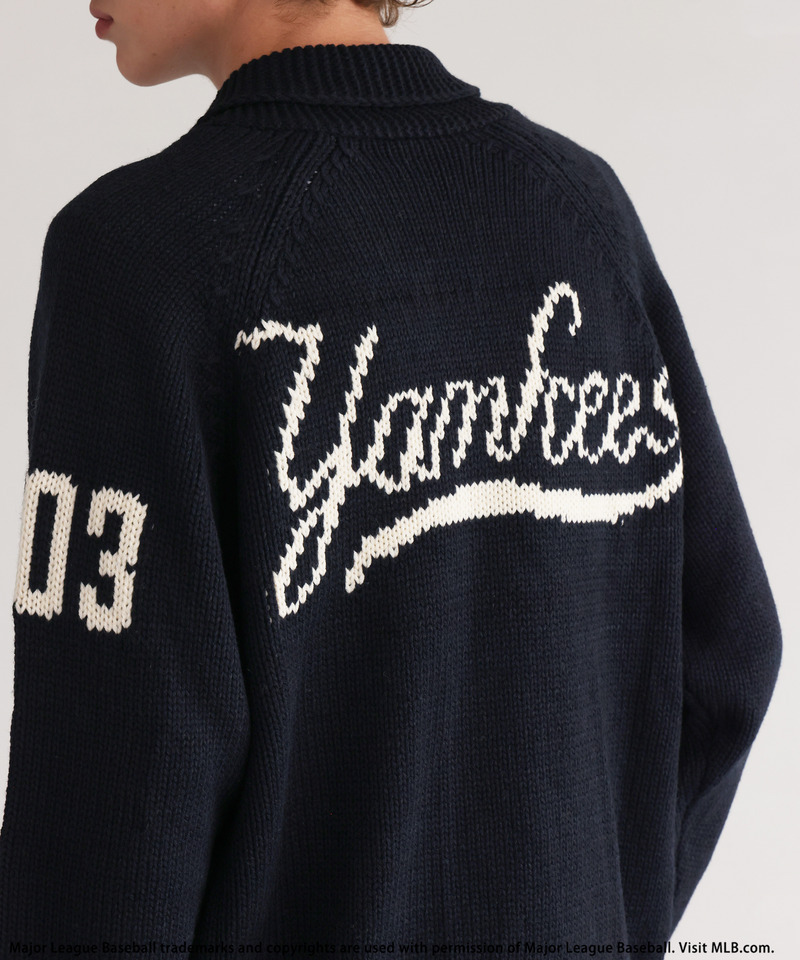 【MLB】Cowichan sweater 詳細画像 ネイビー 9