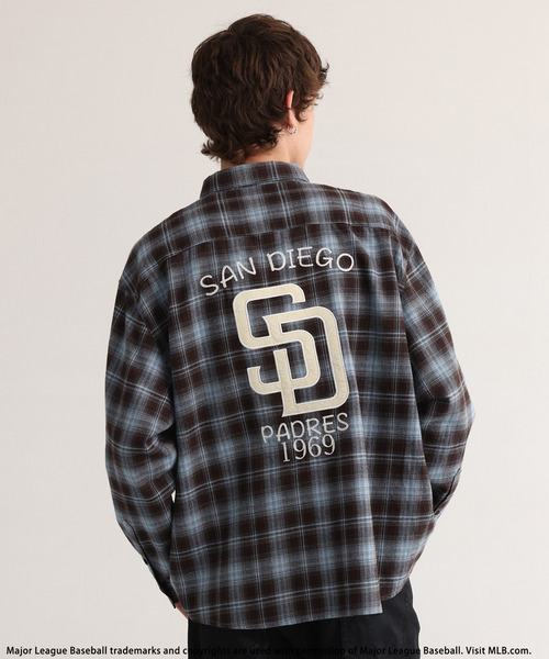 【MLB】Embroidered Shirt 詳細画像