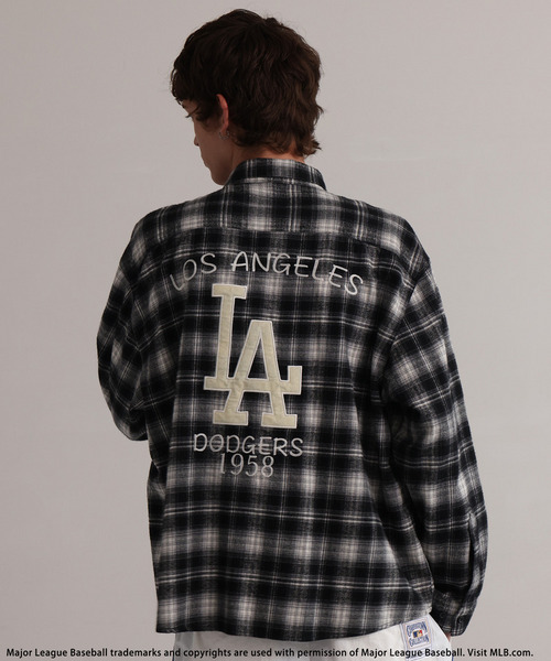【MLB】Embroidered Shirt 詳細画像
