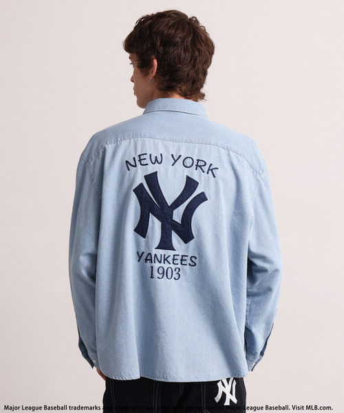 【MLB】Embroidered Shirt 詳細画像